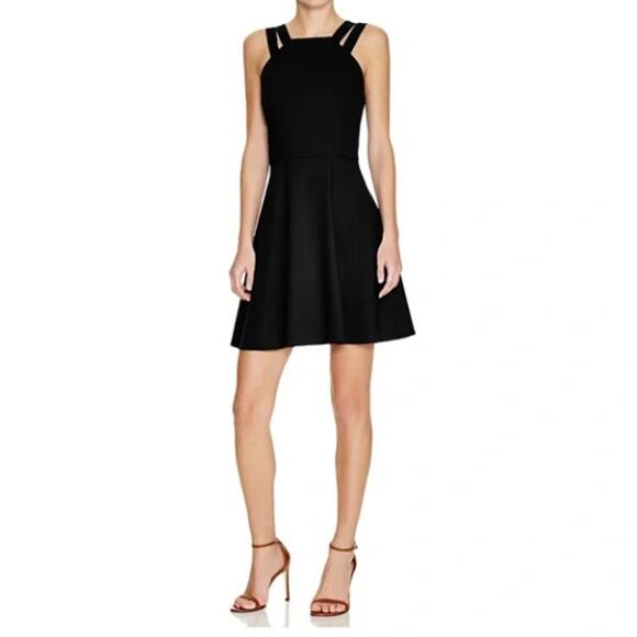 NWT French Connection Whisper Light Lula Double Strap Mini Dress Women's Size 4 - Picture 2 of 10